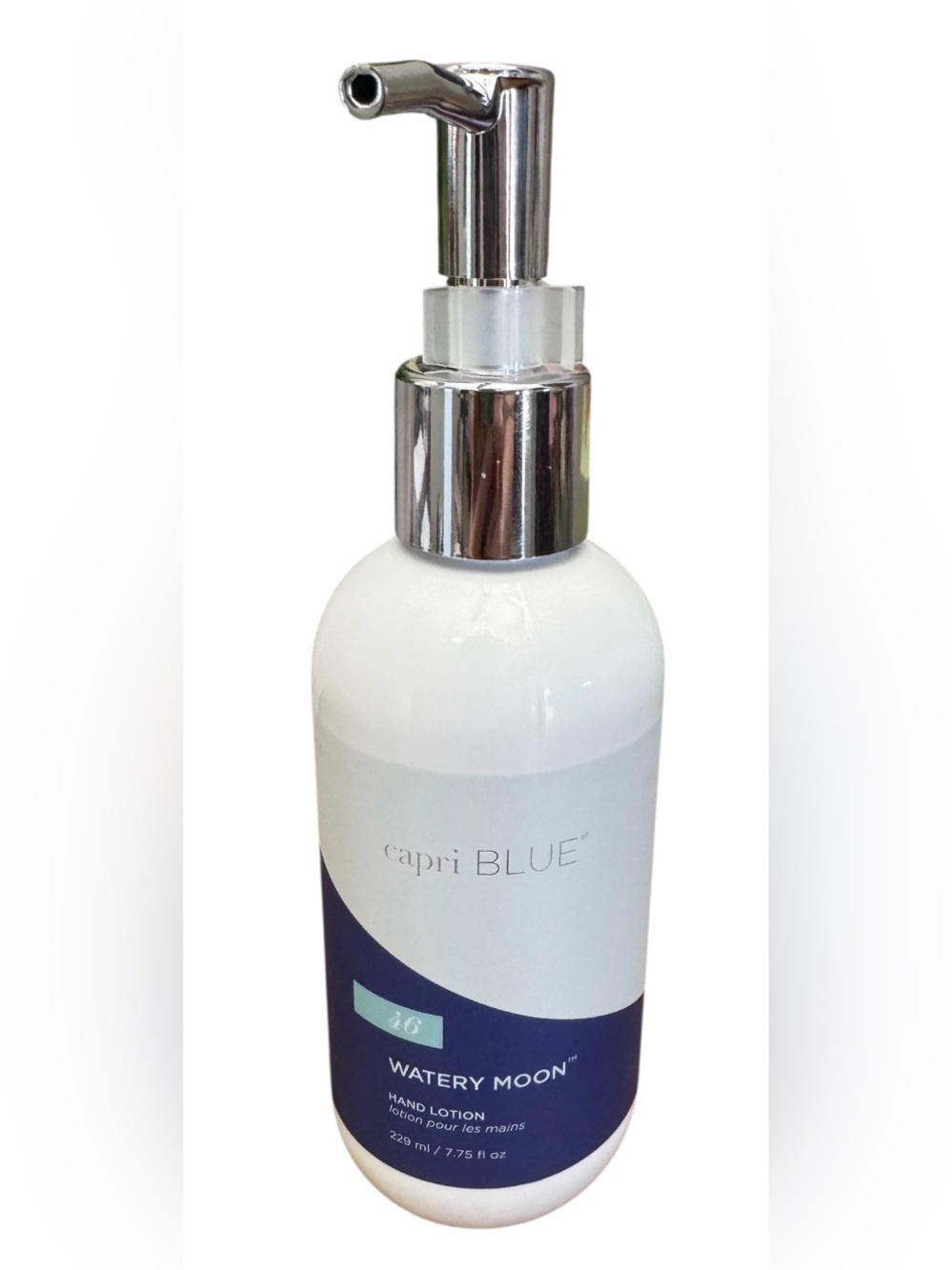 NWOB Anthropologie Capri Blue Watery Moon full size hand lotion 7.75 fl oz
